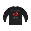 17696820048626775305_2048.jpeg Black Long Sleeve Tee Jesus Saw the Broken Hearted