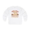 White Long Sleeve Tee Tired of Being Tired