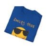 Royal Blue Short Sleeve Tee Smiles Hide Struggles