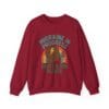 Cardinal Red Sweatshirt Quiet & Dim Migraine