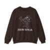 Dark Chocolate Sweatshirt Pain Ninja Kick Woman