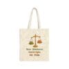 Natural Canvas Tote Kindness Outweighs Pain