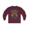 Maroon Long Sleeve Tee Quiet & Dim Migraine