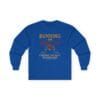Royal Blue Long Sleeve Tee Running on Empty Gauge
