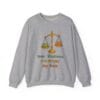 Sport Gray Sweatshirt Kindness Outweighs Pain