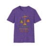 Heather Purple Short Sleeve Tee Kindness Outweighs Pain