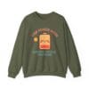 Military Green Sweatshirt Low Power Mode Battery