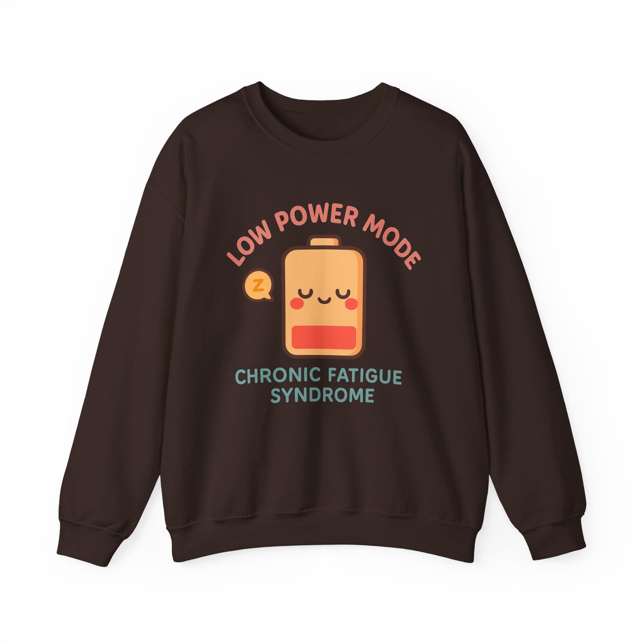 Dark Chocolate Sweatshirt Low Power Mode Battery