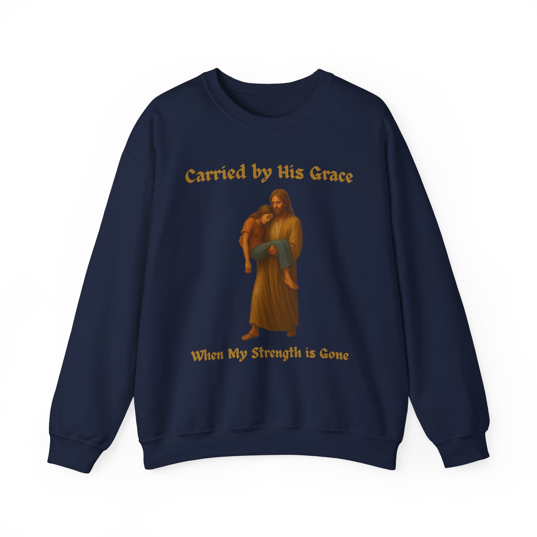 Navy Blue Sweatshirt Carried by His Grace