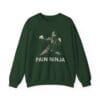 Forest Green Sweatshirt Pain Ninja Fists