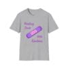Sport Gray Short Sleeve Tee Healing Kindness Bandaid