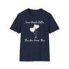 Navy Blue Short Sleeve Tee Leave People Better