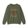 Military Green Sweatshirt Running on Empty Gauge