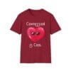 Cardinal Red Compassion is Cool Short Sleeve Tee