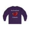 3766819935952191557_2048.jpeg Purple Long Sleeve Tee Jesus Saw the Broken Hearted