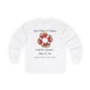 White Long Sleeve Tee Patience & Kindness Lifeline