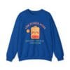 Royal Blue Sweatshirt Low Power Mode Battery