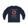 Navy Blue Long Sleeve Tee Patience & Kindness Lifeline