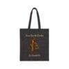Black Canvas Tote Jesus Saw the Broken Woman