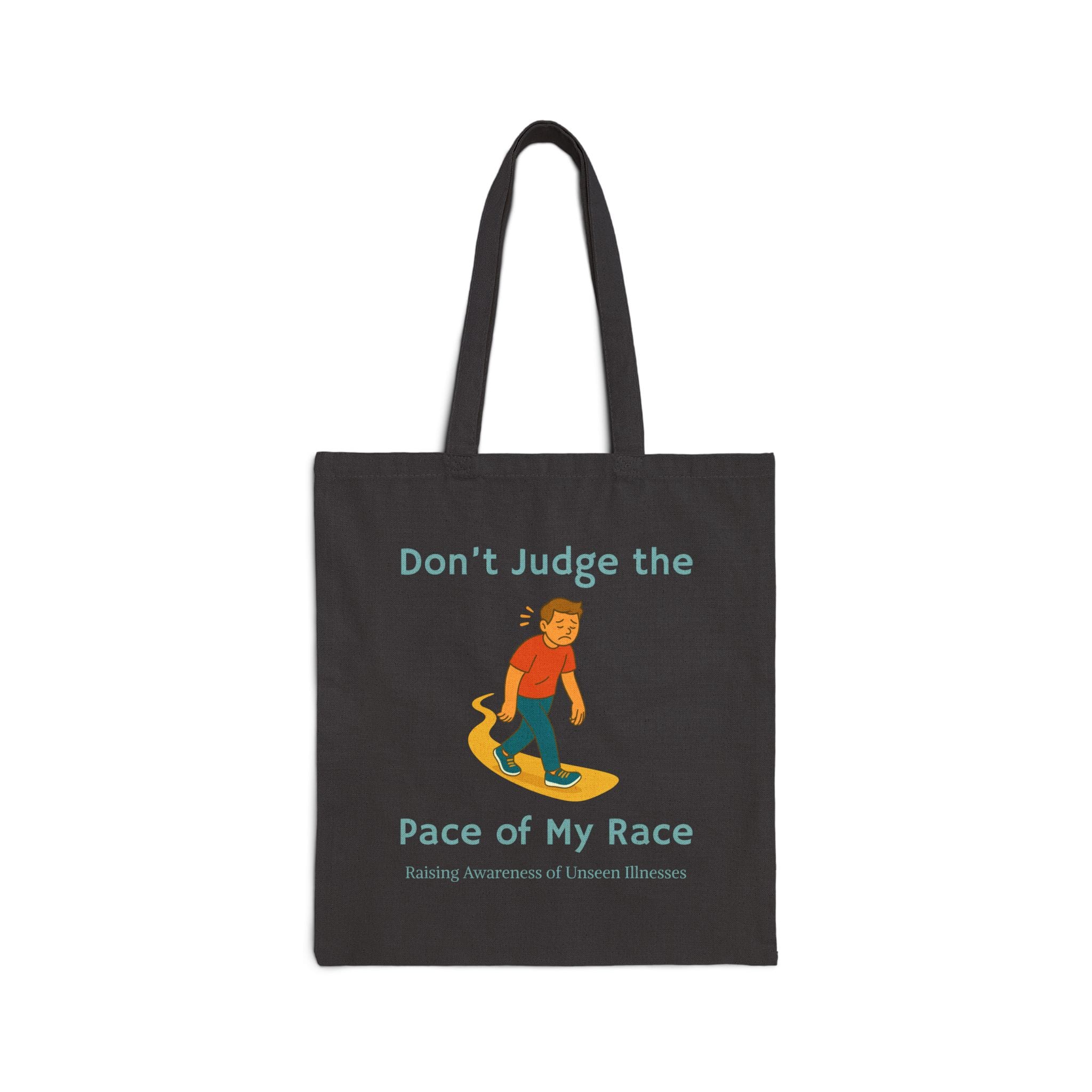Canvas Tote Pace of my Race Man
