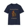 Navy Blue Short Sleeve Tee Jesus Saw the Broken Woman