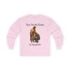 Light Pink Long Sleeve Tee Jesus Saw the Broken Man