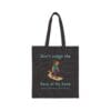 Black Canvas Tote Pace of my Race Woman