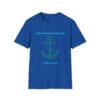 Royal Blue Short Sleeve Tee Hope Anchors My Soul