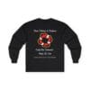 Black Long Sleeve Tee Patience & Kindness Lifeline