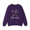 Purple Sweatshirt Pain Ninja Fists