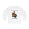 White Long Sleeve Tee Jesus Saw the Broken Man