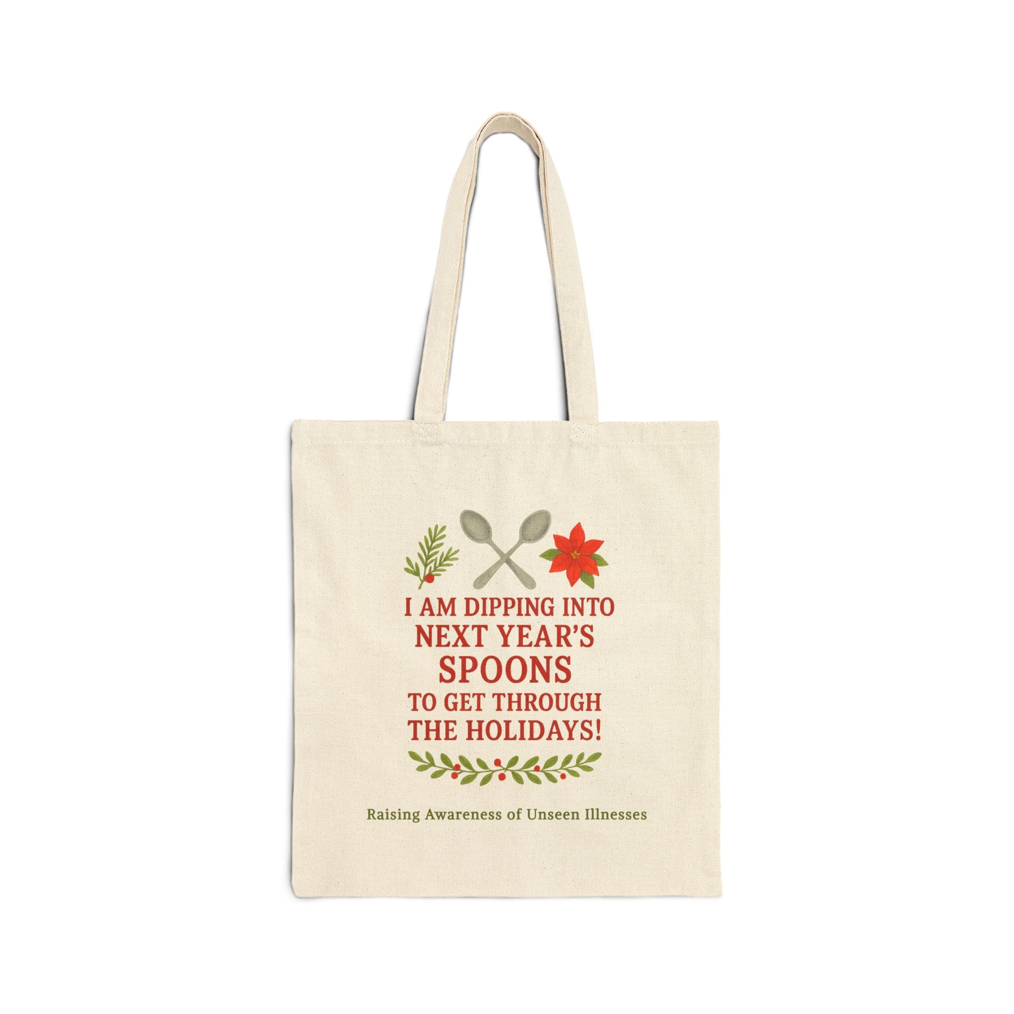 Natural Canvas Tote Dipping into Next Year's Spoons