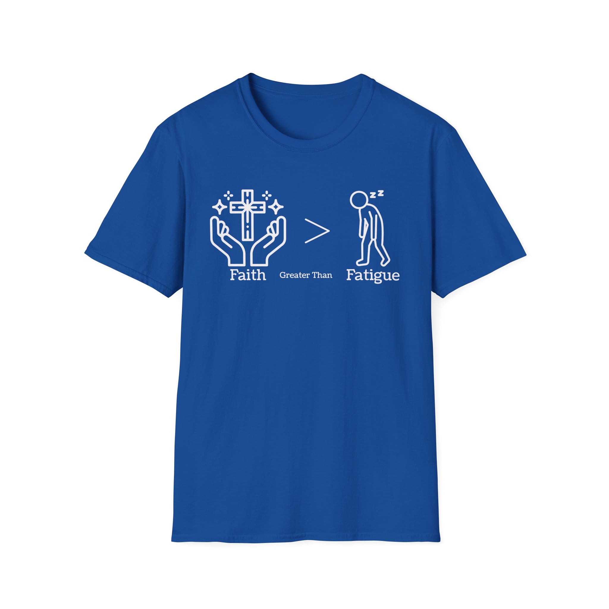 Royal Blue Short Sleeve Tee Faith > Fatigue