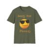 Military Green Short Sleeve Tee Smiles Hide Struggles