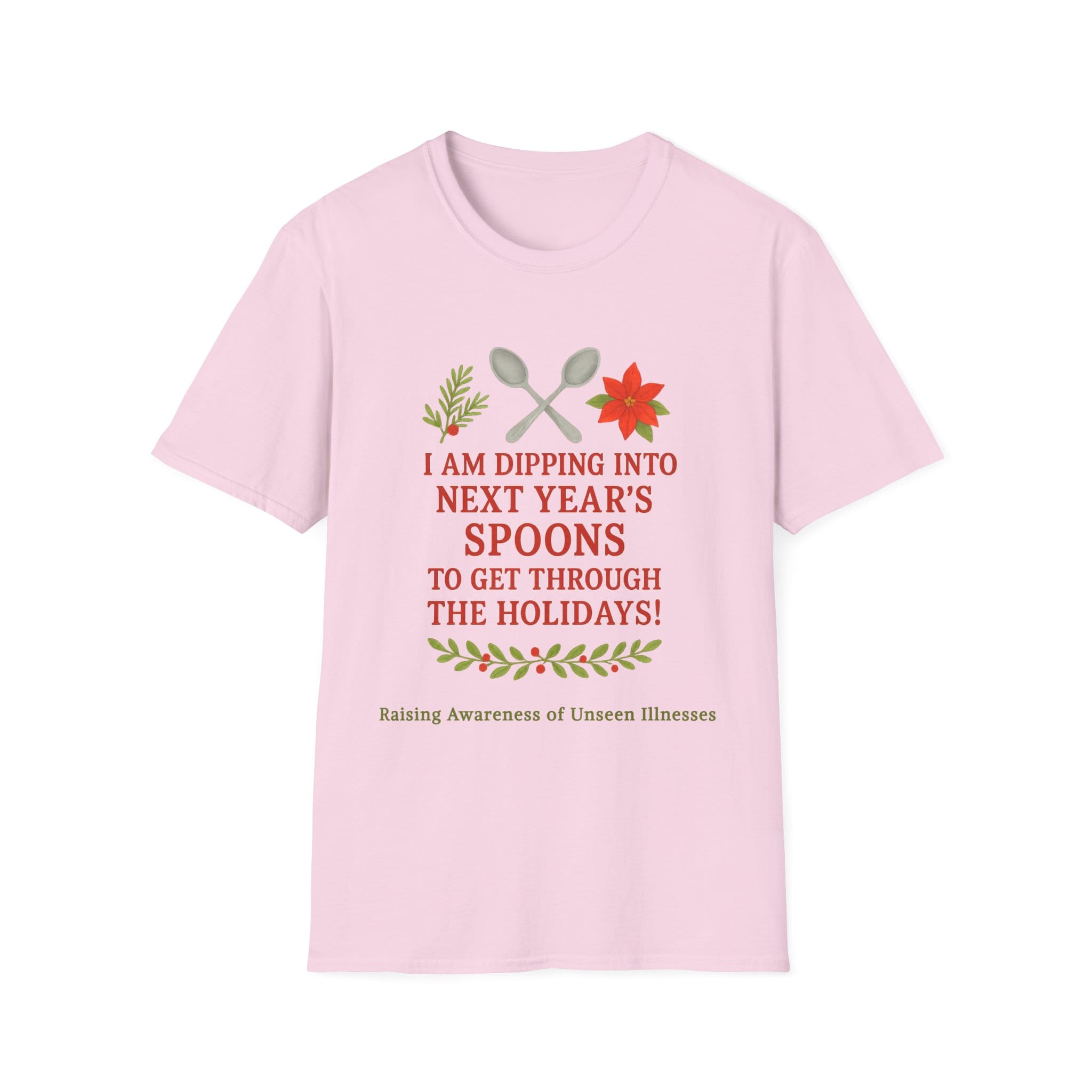 Light Pink Short Sleeve Tee Dipping into Next Year's Spoons