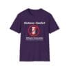 Purple Short Sleeve Tee Kindness=Comfort No Pills