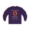 Purple Long Sleeve Tee Patience & Kindness Lifeline