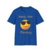 Royal Blue Short Sleeve Tee Smiles Hide Struggles