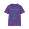 Heather Purple Short Sleeve Tee Hope Anchors My Soul