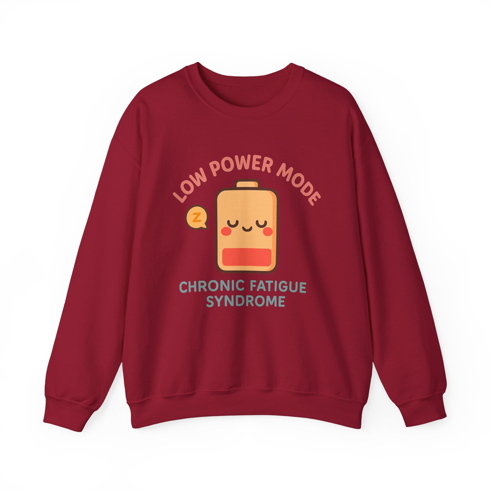 Cardinal Red Sweatshirt Low Power Mode Battery
