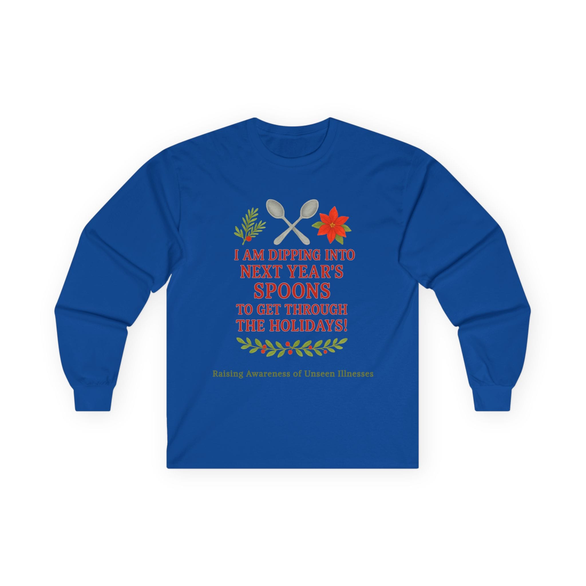 Royal Blue Long Sleeve Tee Dipping into Next Year's Spoons