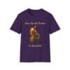Purple Short Sleeve Tee Jesus Saw the Broken Man