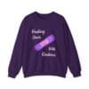 Purple Sweatshirt Healing Kindness Bandaid
