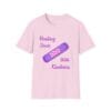 Light Pink Short Sleeve Tee Healing Kindness Bandaid