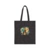 Black Canvas Tote Anchor My Soul Floral