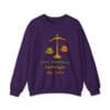 Purple Sweatshirt Kindness Outweighs Pain