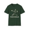 Forest Green Short Sleeve Tee Pain Ninja Fists