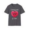 Charcoal Compassion is Cool Short Sleeve Tee