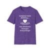 Heather Purple Short Sleeve Tee Kindness Changes Everything