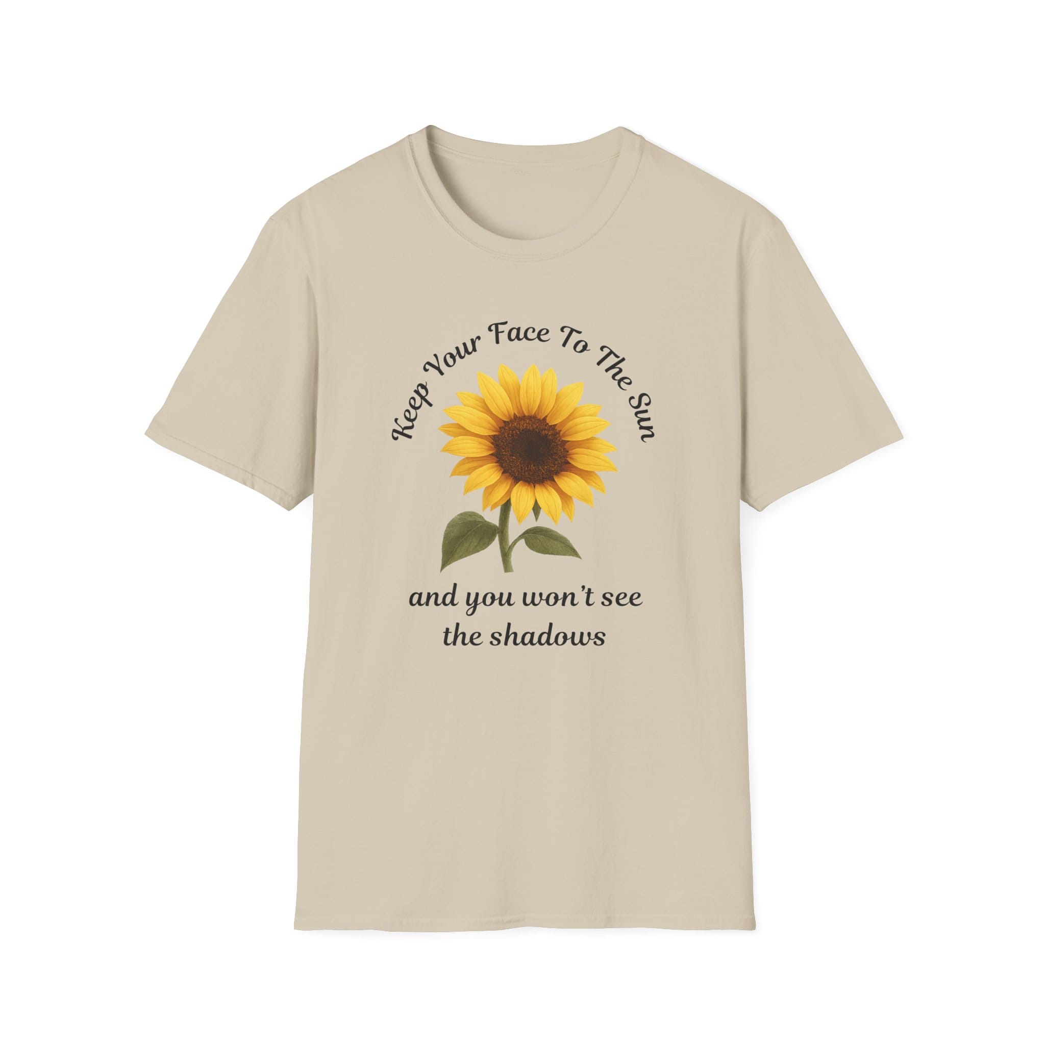 Sand Short Sleeve Tee Keep Your Face to the Sun(flower)
